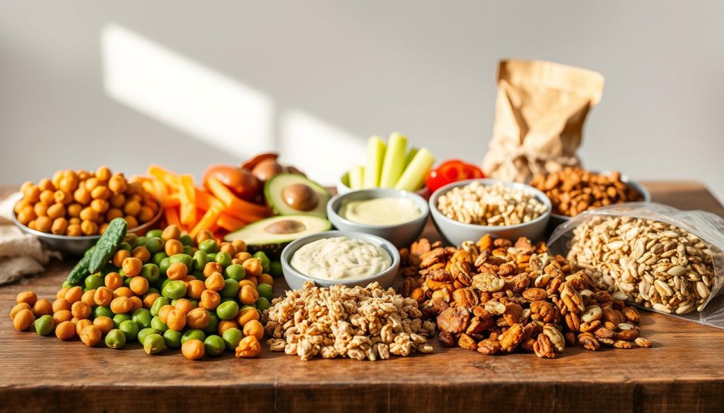high-protein vegetarian snacks