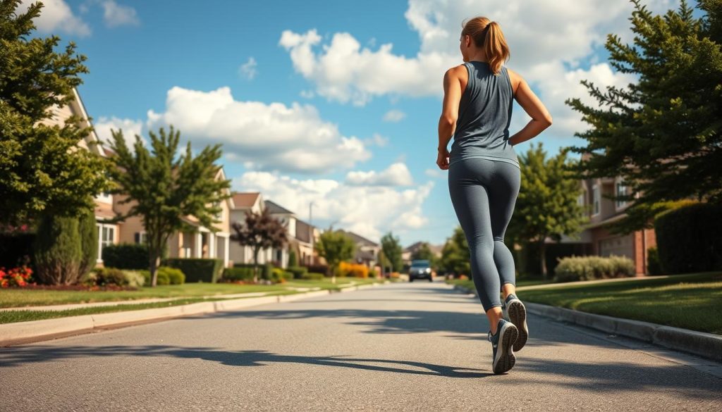 walking per week